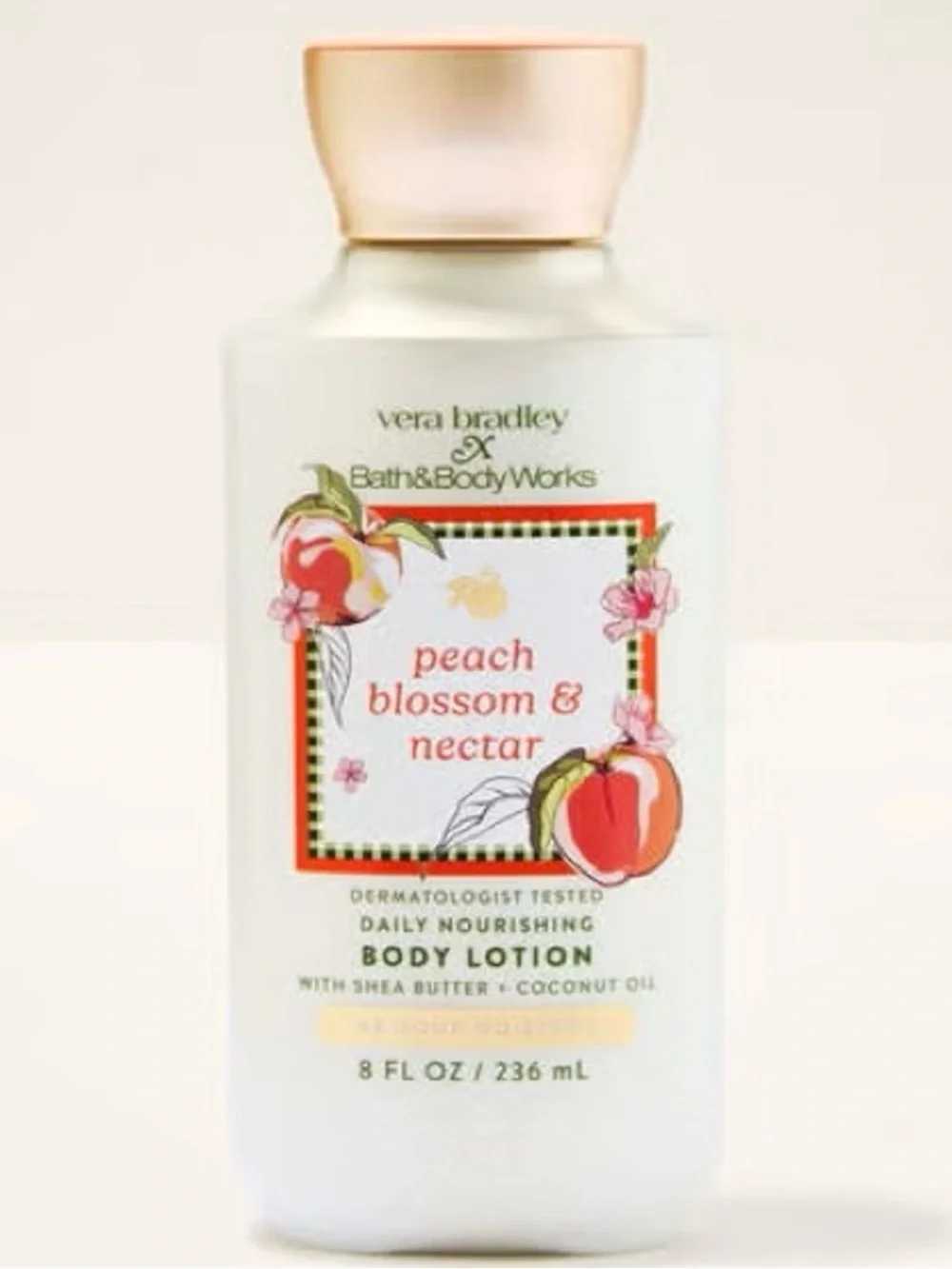 Vera Bradley x Bath and Body Works Peach Blossom & Nectar Body Lotion